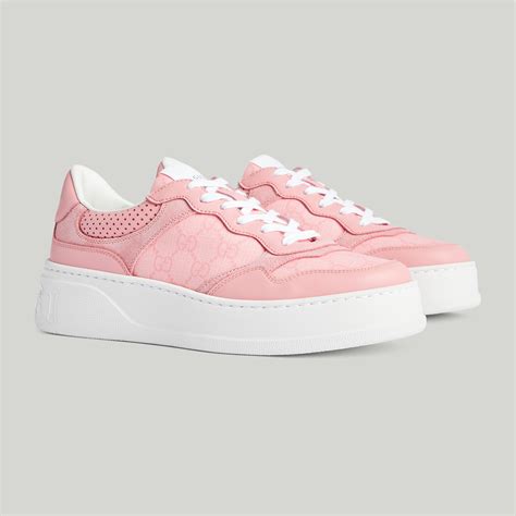 Sneaker donna GG in tessuto Supreme rosa 